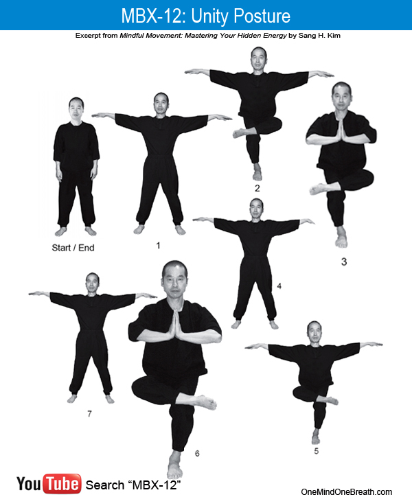 MBX-12: Unity Posture promotes inner strength, balance, and a sense of oneness.